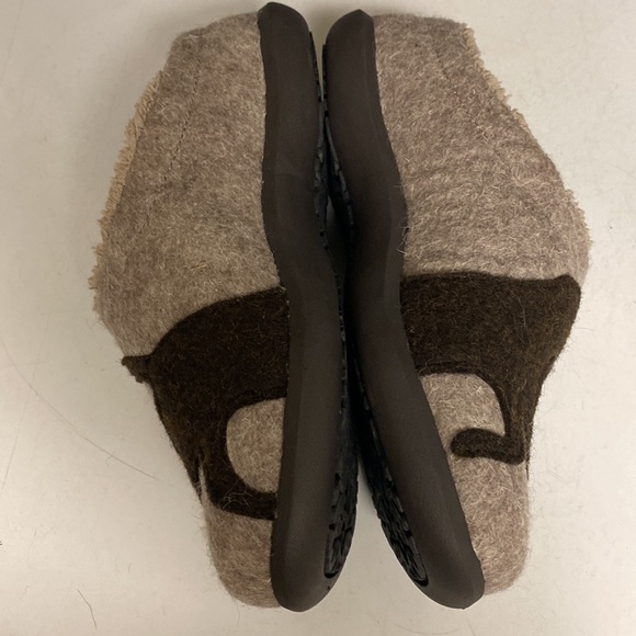 L. L. Bean Wool Dog Themed Daybreak Scuffs Mule Slippers Size 6 - Picture 13 of 17